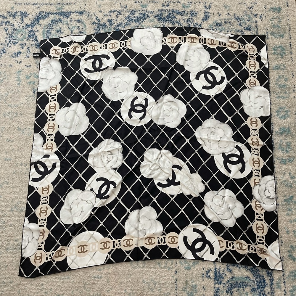 Chanel Silk Square Scarf